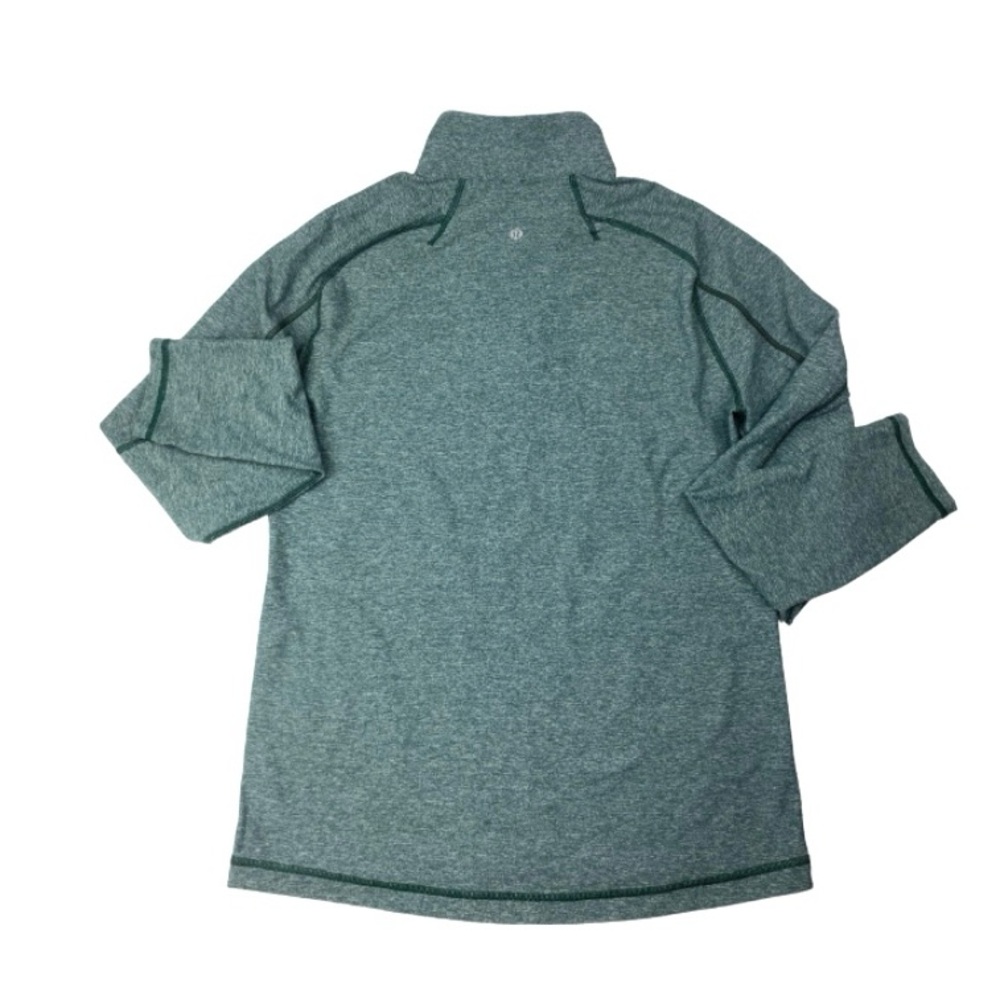 Lululemon Men’s Surge Warm Half Zip Sweater Green - Picture 5 of 6